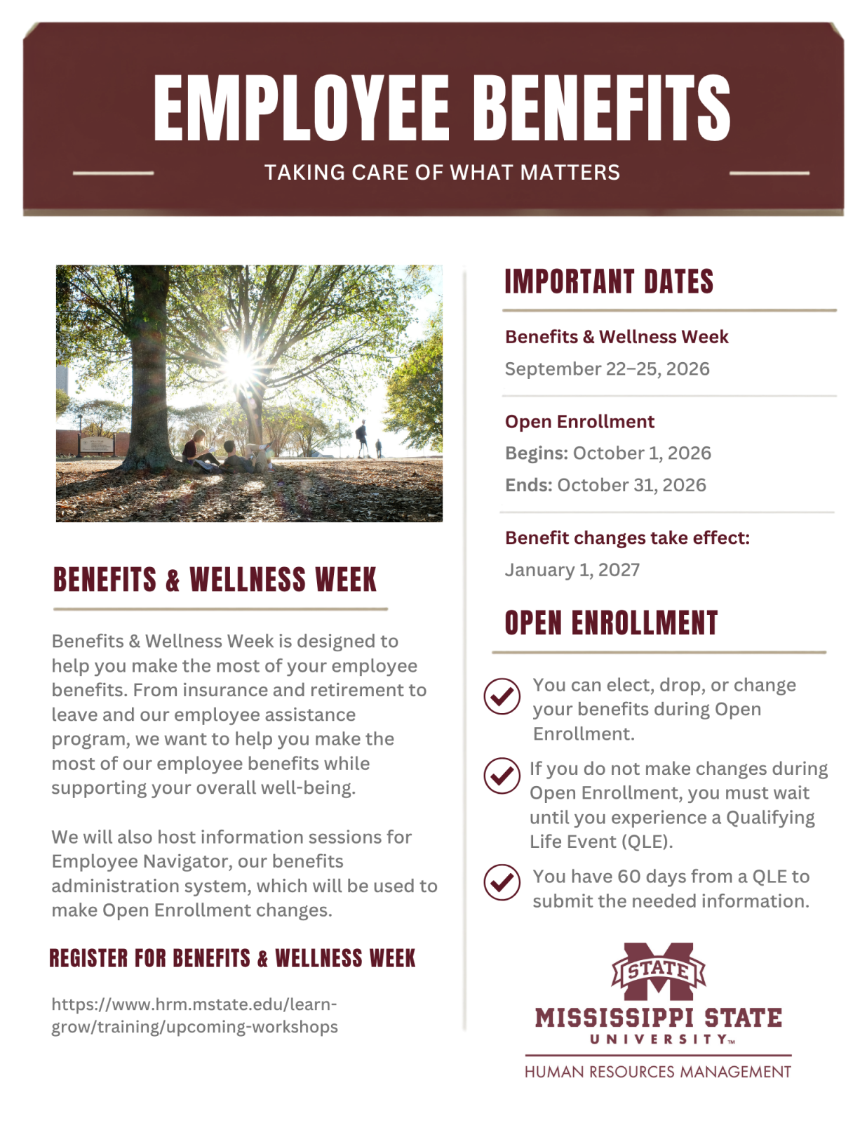 Benefits & Wellness Week Flyer 2026 page 1 